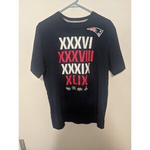 New England Patriots Shirt Mens Large Nike NFL Football Super Bowl
